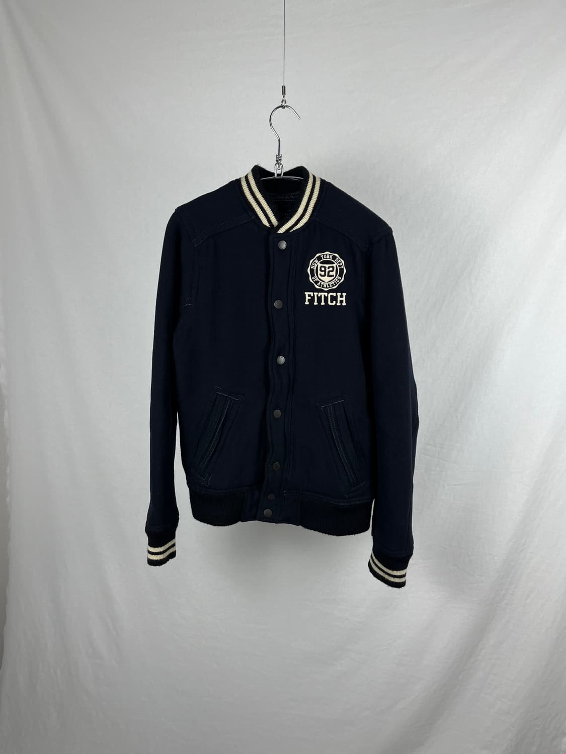 ABERCROMBIE & FITCH 울 혼방 바시티 자켓 상품이미지1