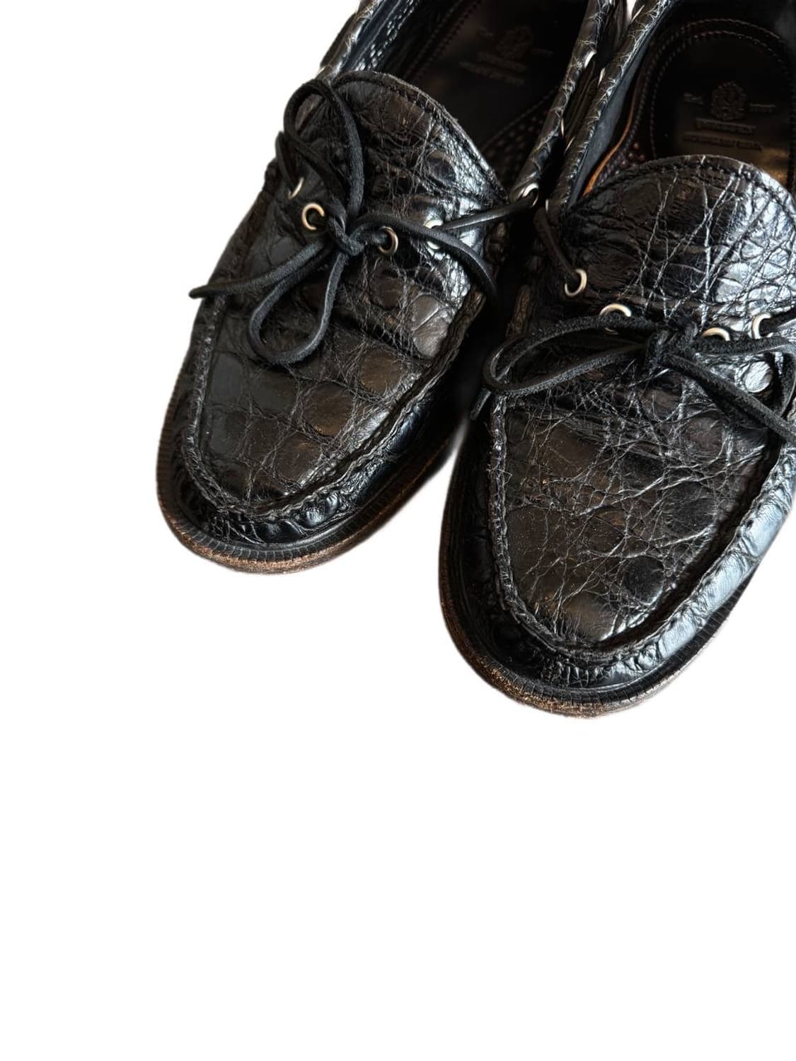 유케텐 악어가죽 보트슈즈 (260-265) 상품이미지3