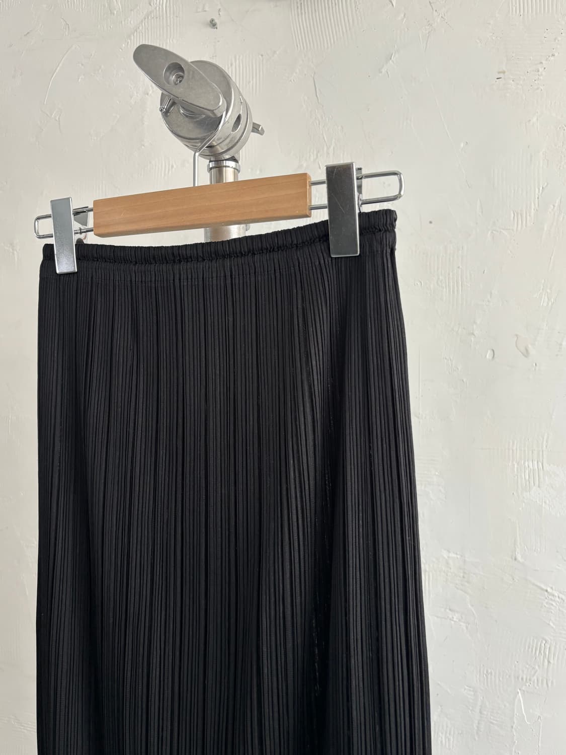 Pleats Please 플리츠플리즈 블랙 플리츠 롱 스커트 상품이미지4