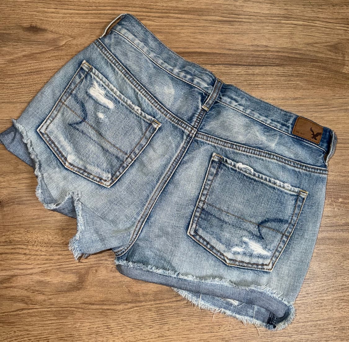 American eagle 데님 숏팬츠 상품이미지2