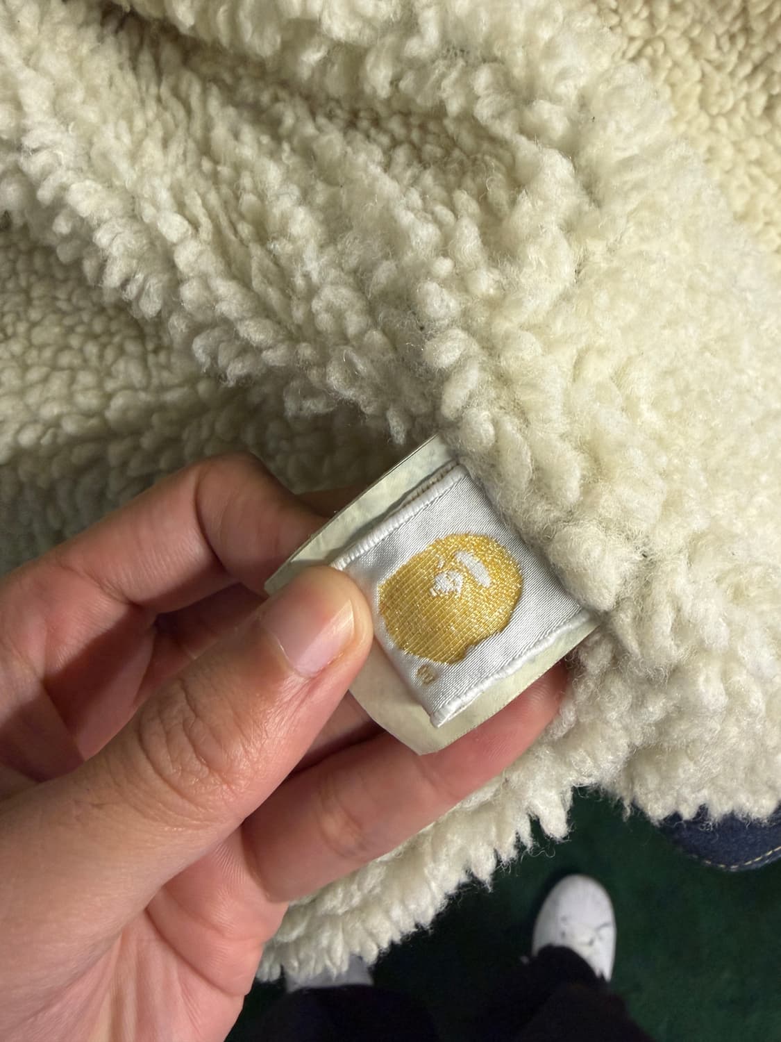 BAPE 07AW 쉐르파 데님 트러커 자켓 NIGO 착용  상품이미지5