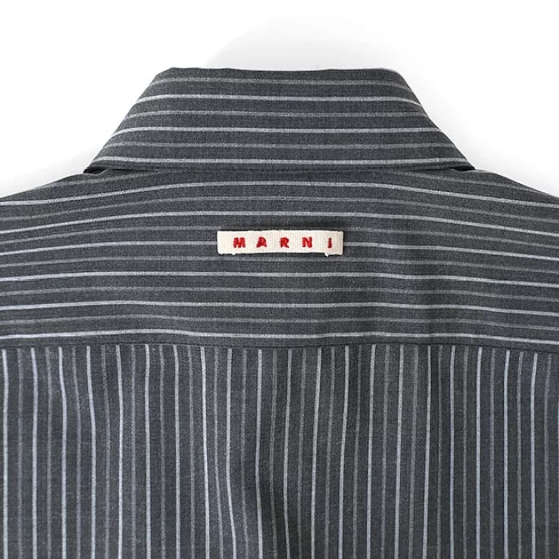마르니 울스트라이프 오버셔츠 50사이즈 상품이미지2