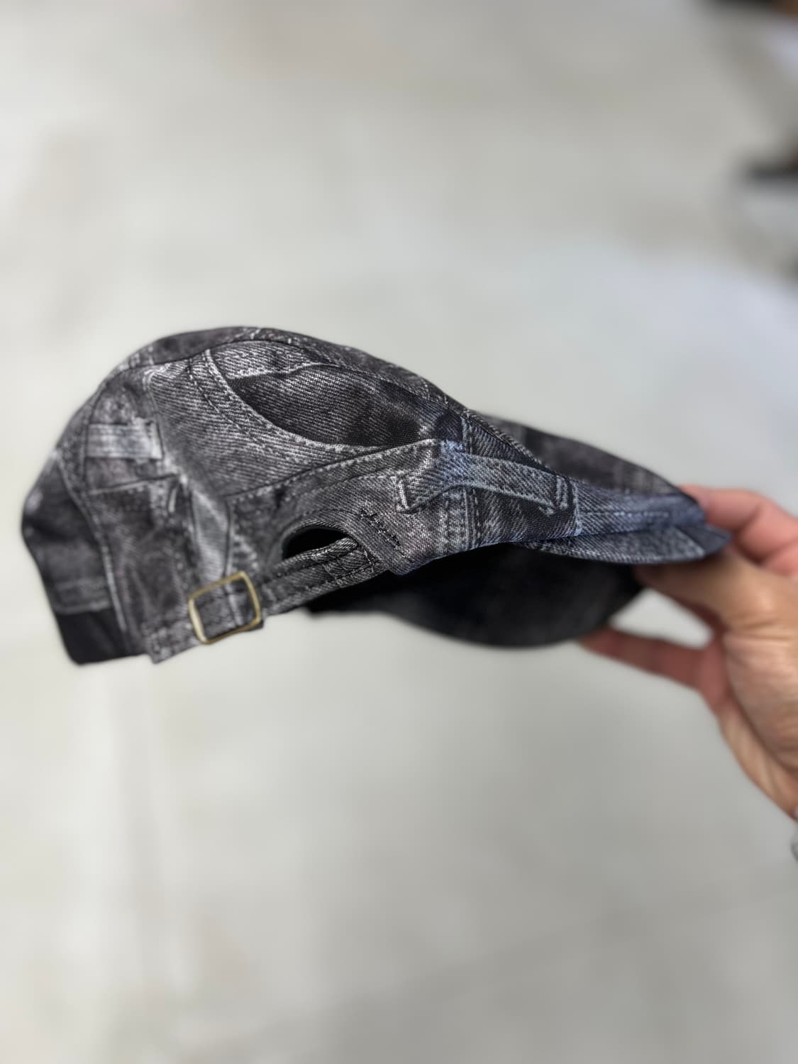 데님 스타일 헌팅캡 상품이미지10