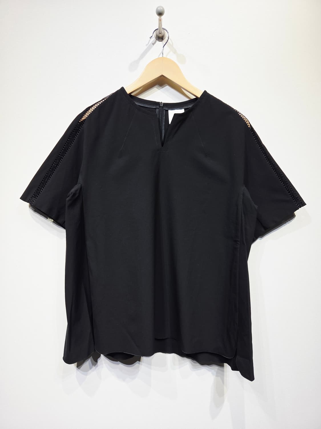 KUHO 구호 메쉬 포인트 코튼 혼방 블라우스 상품이미지2