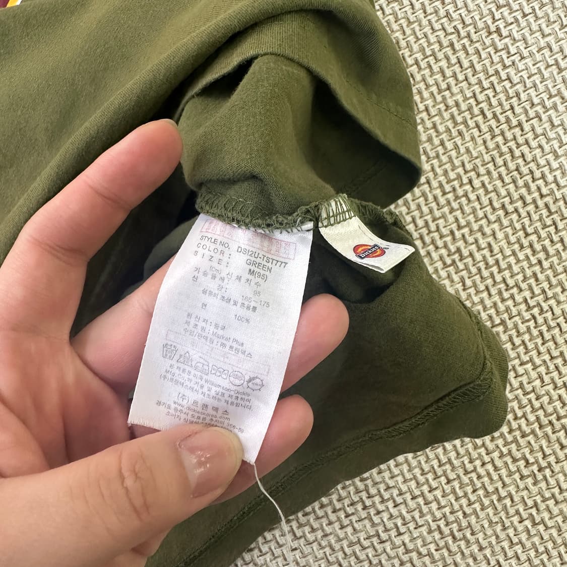 M 디키즈 사이드 로고 반팔 티셔츠 0416D 상품이미지3