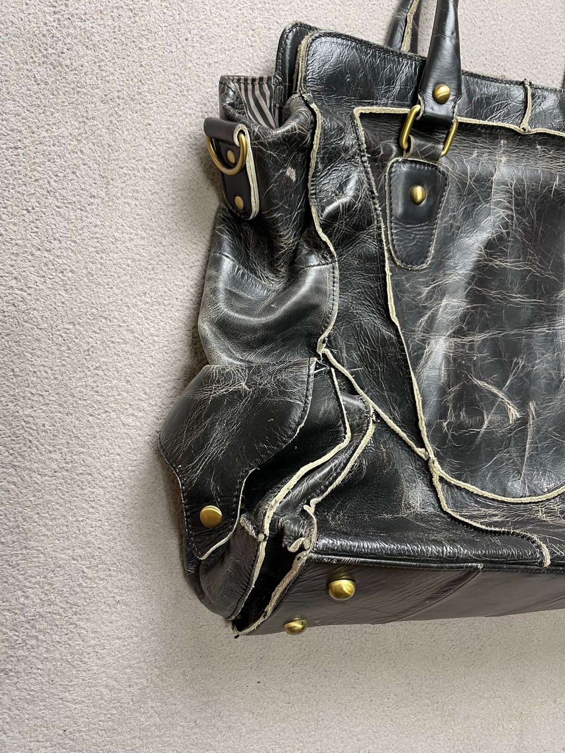 CONNIE LINE 빈티지 소가죽가방 - 숄더백 상품이미지10