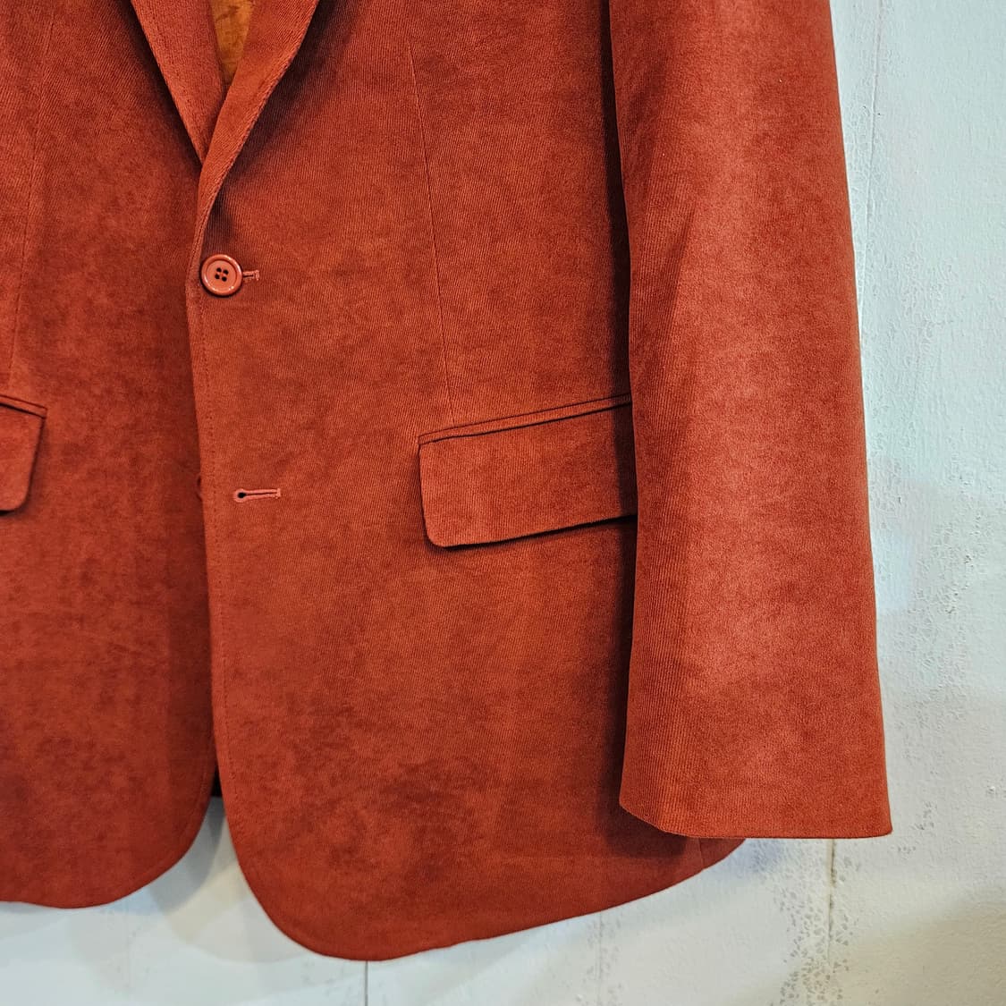 Ghibli 오렌지 스웨이드 콤비 자켓 105 상품이미지3