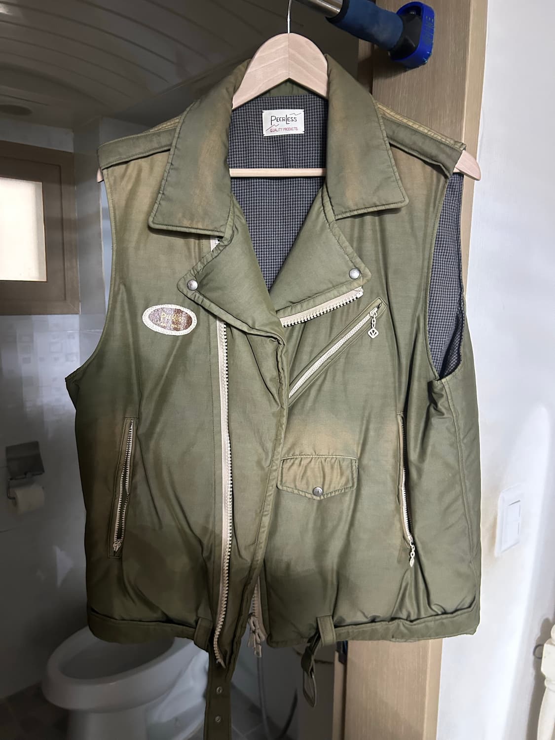 비즈빔 스트라블러 다운 베스트 올리브 상품이미지1