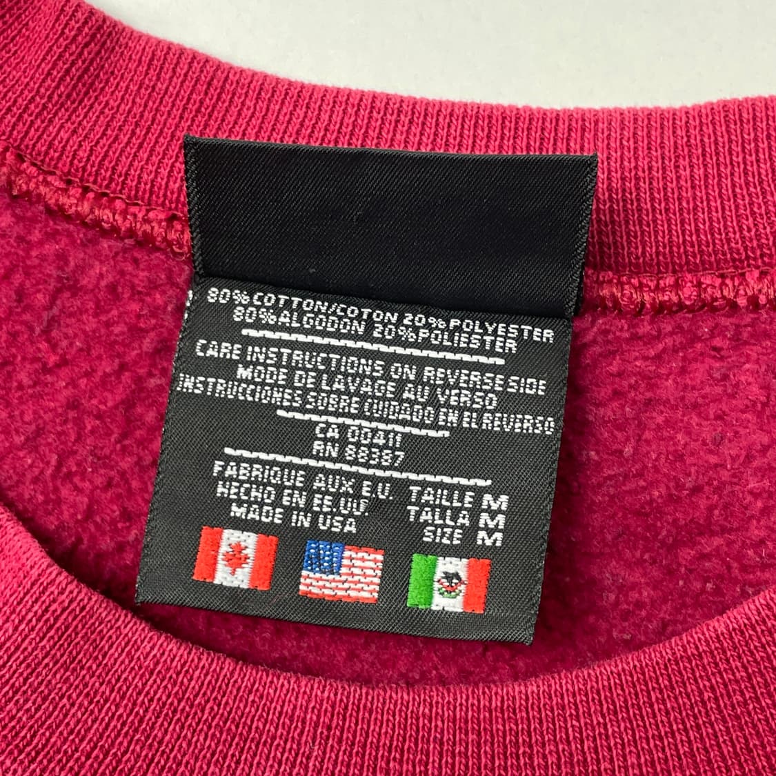 90s usa 아디다스 기모 맨투맨 M 상품이미지6