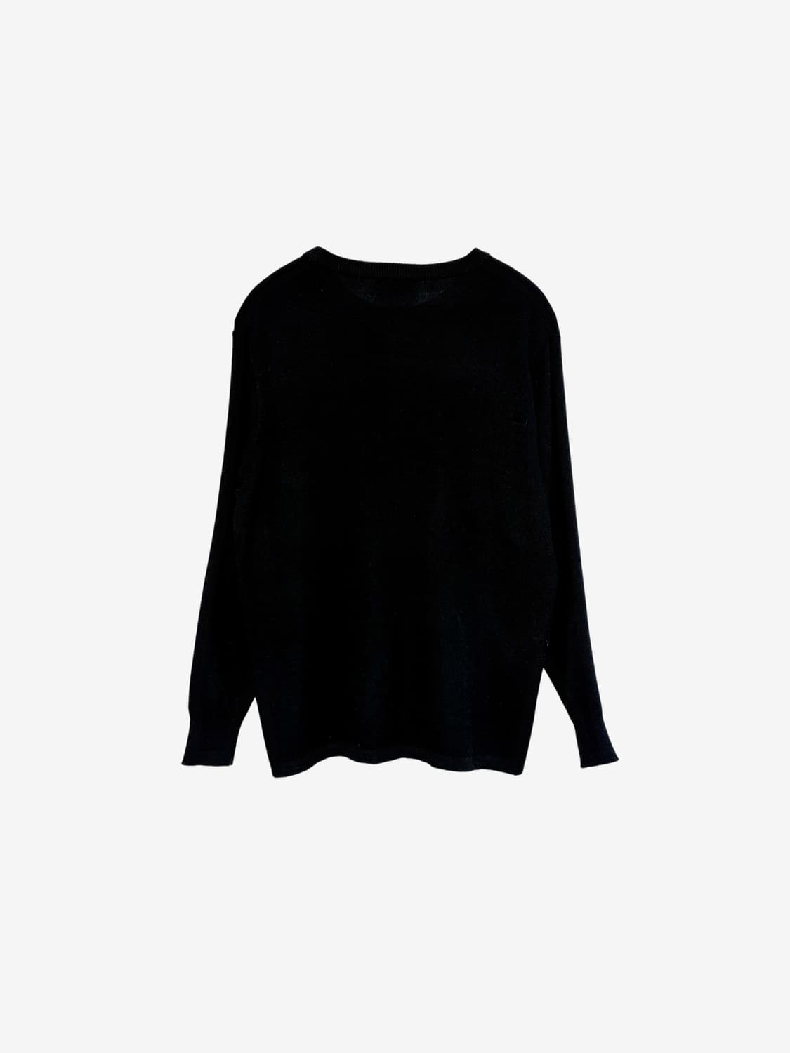 Floral Embroidery Knit Cardigan - Black 상품이미지8