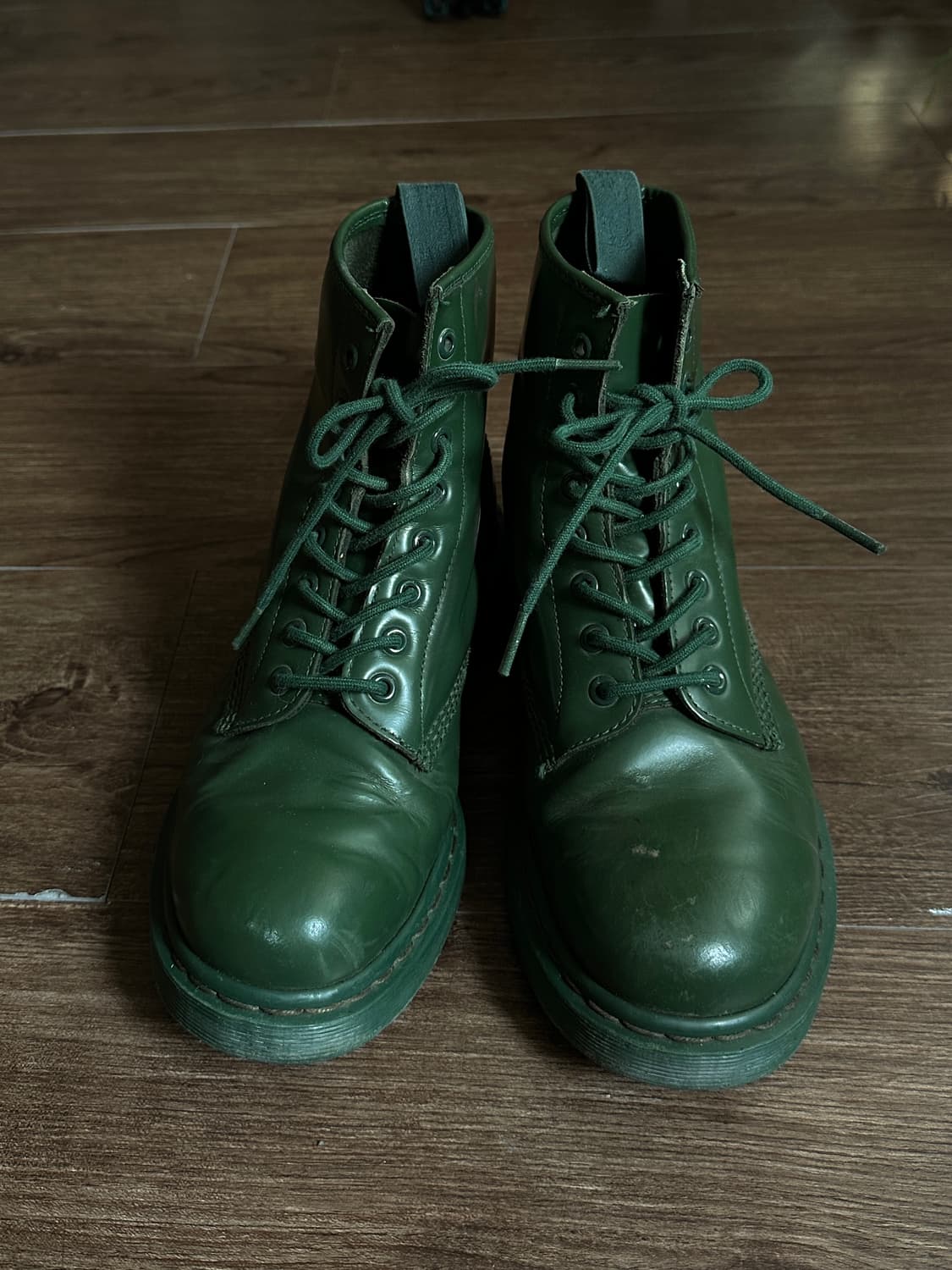 Dr Martens Limited 모노 그린 8홀 부츠 상품이미지4