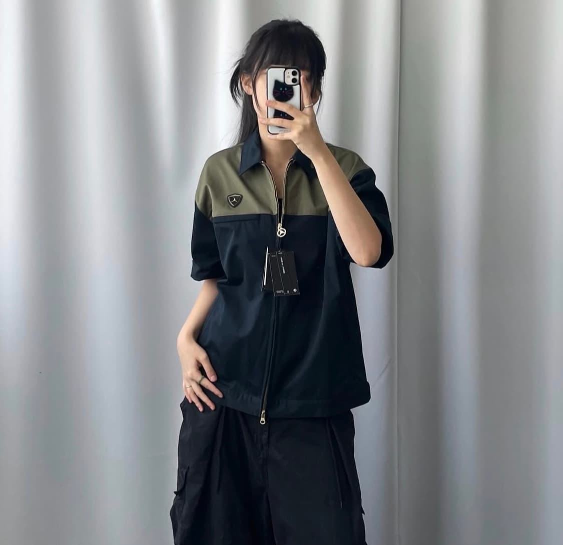 Jordan x Aleali May CREW SHIRT 조던 집업 셔츠 상품이미지1