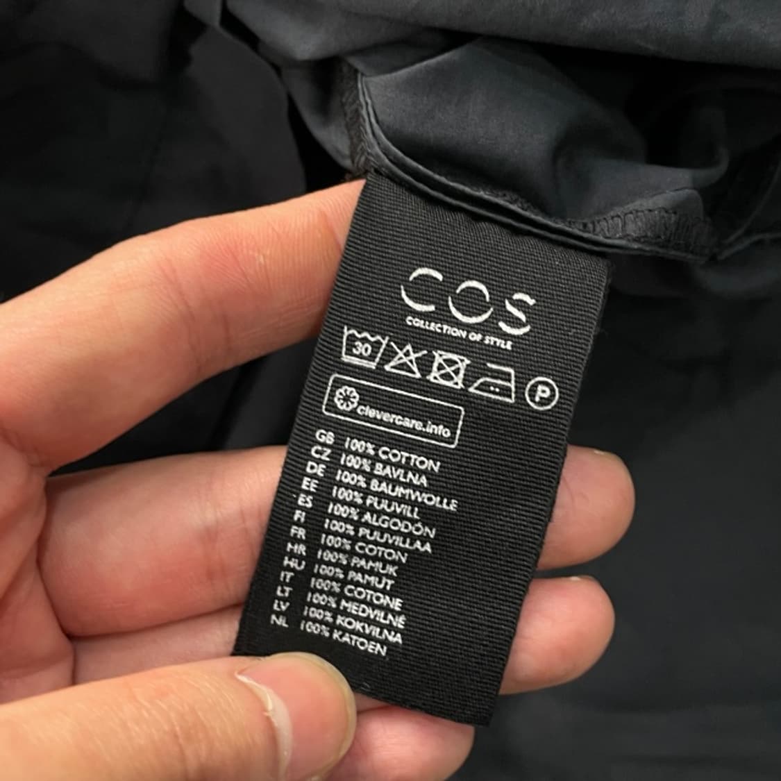 코스 오버핏 반팔 셔츠  상품이미지4