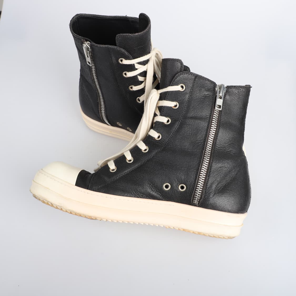 42.5 / Rick Owens 릭오웬스 라몬즈 하이 블랙 LPDP 상품이미지5