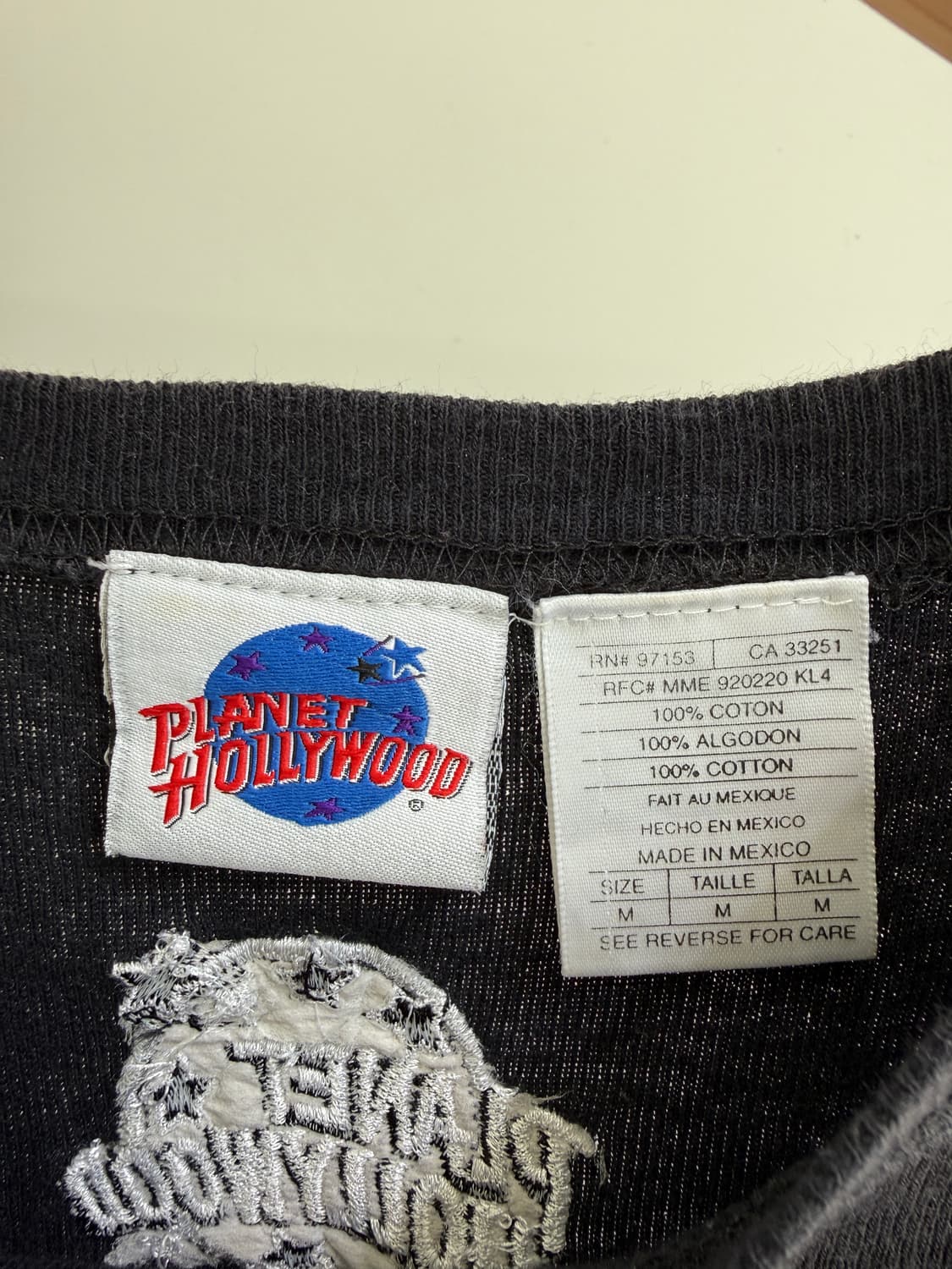 PLANET HOLLYWOOD 자수 반팔 티셔츠 상품이미지8