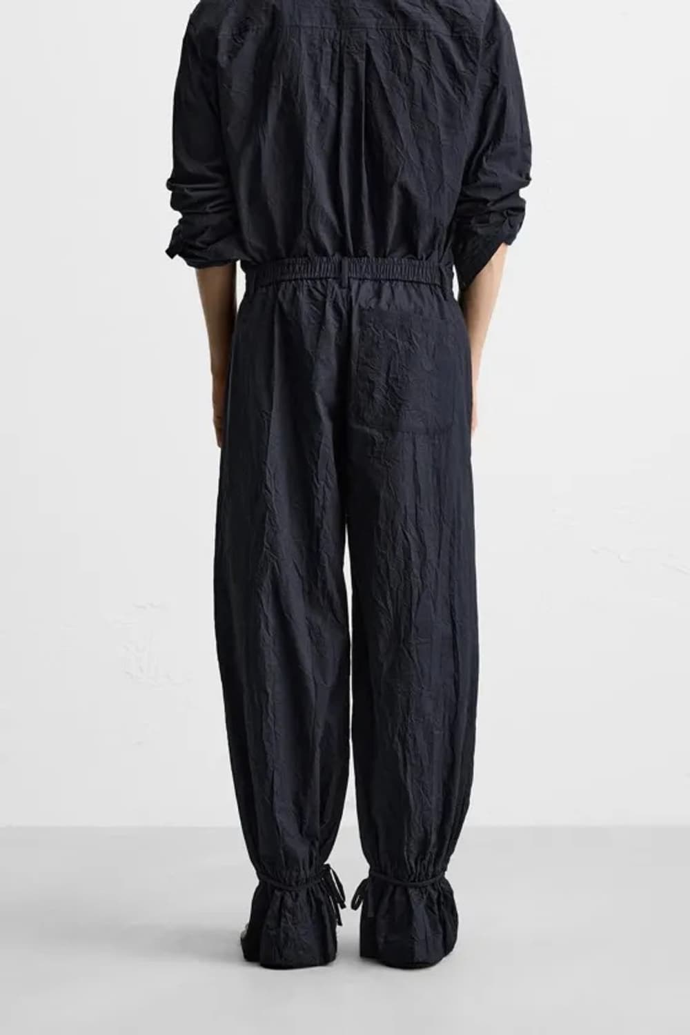 자라 주름 혼방팬츠  상품이미지4