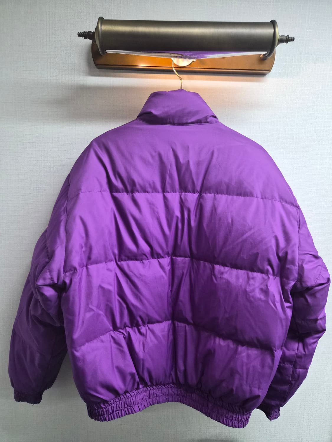 105) 리복 올드스쿨 블랙/퍼플 리버시블 패딩 팝니다 상품이미지6