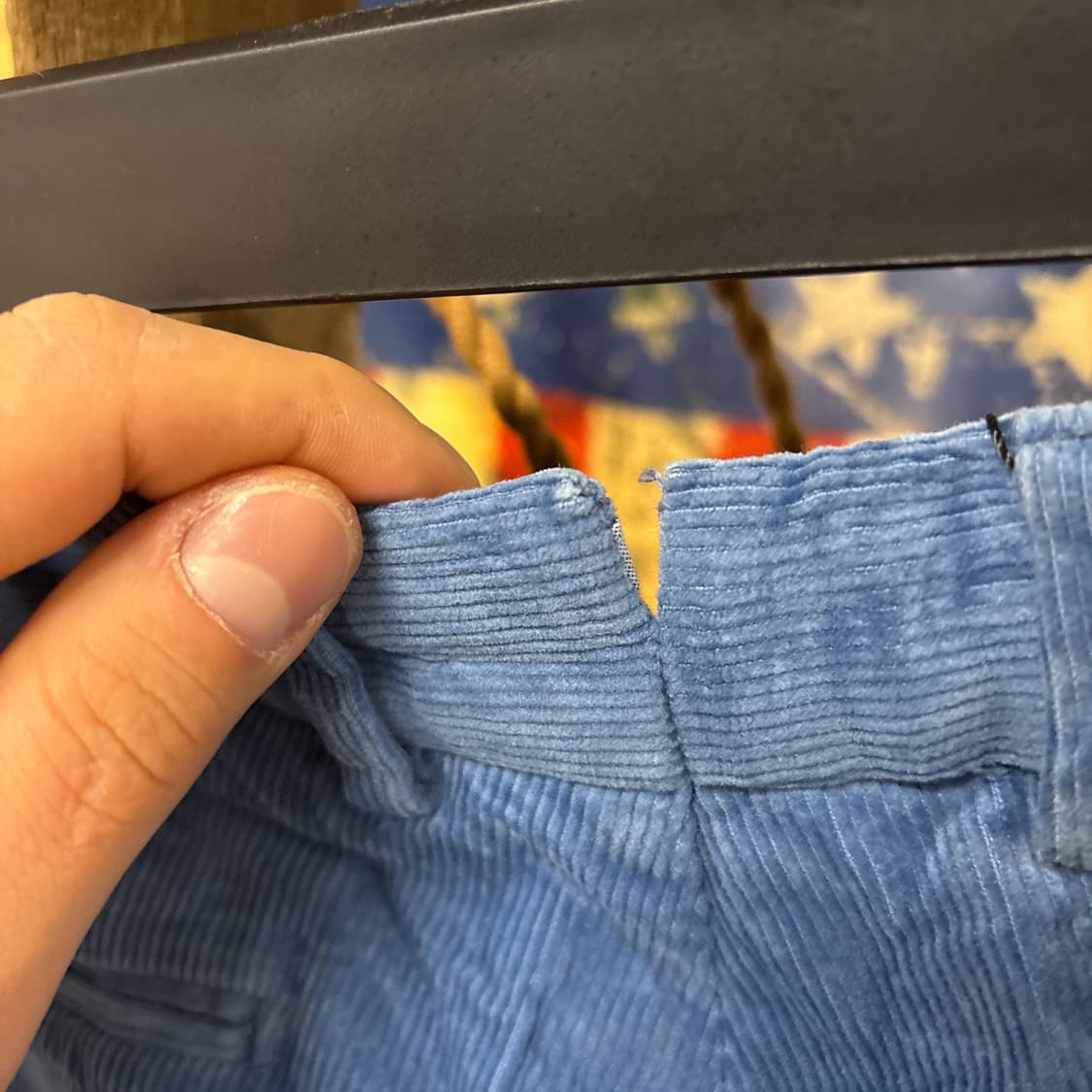 폴로 랄프로렌 신형라벨 스카이블루 파인웨일 코듀로이 팬츠 N88 상품이미지6