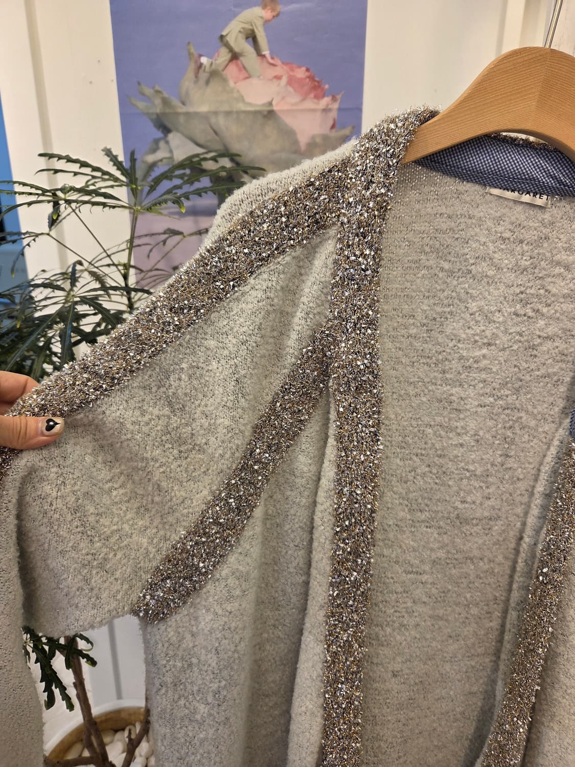 마가렛 글리터 니트 가디건 상품이미지4