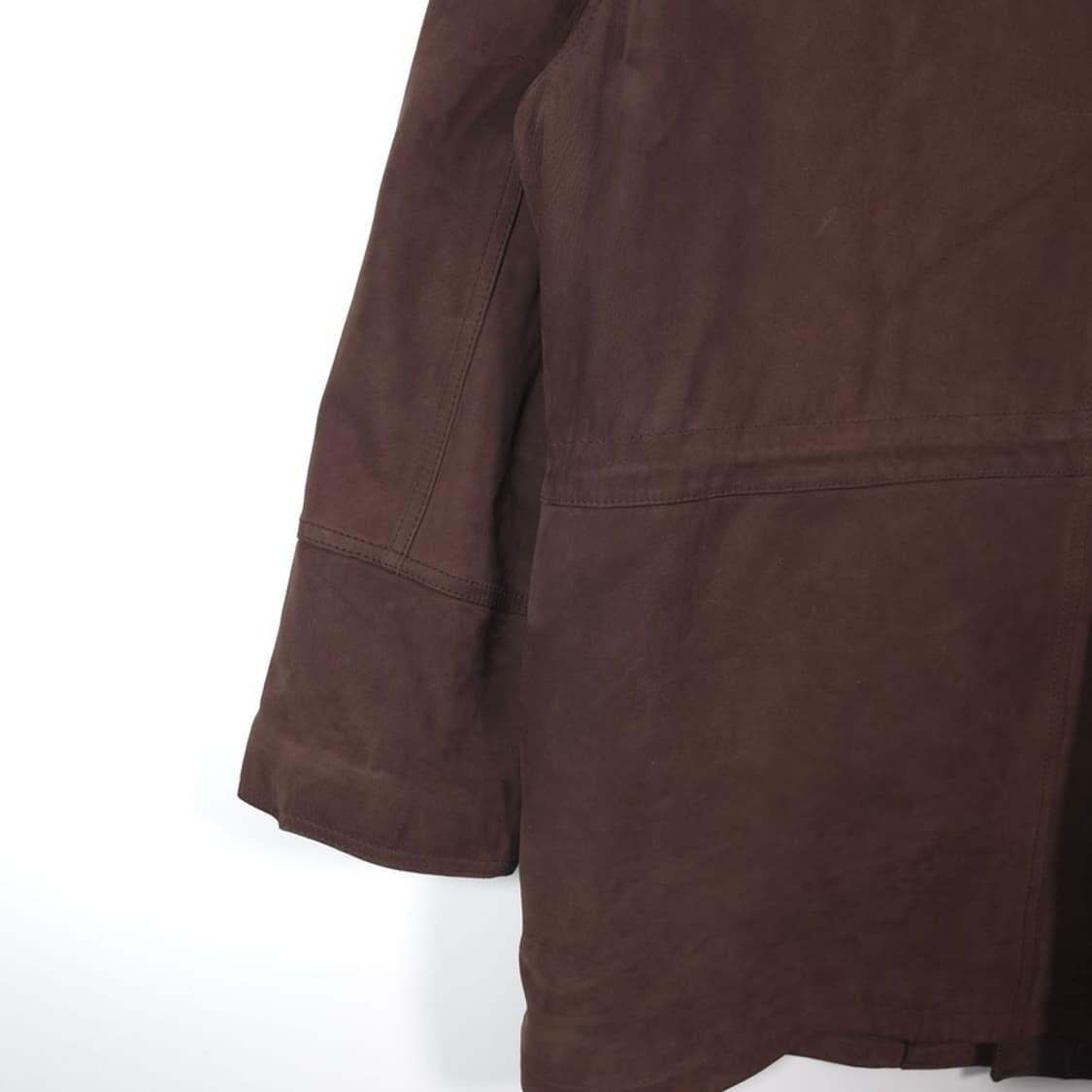 Ventura 빈티지 브라운 누벅 레더 사파리 자켓 상품이미지6