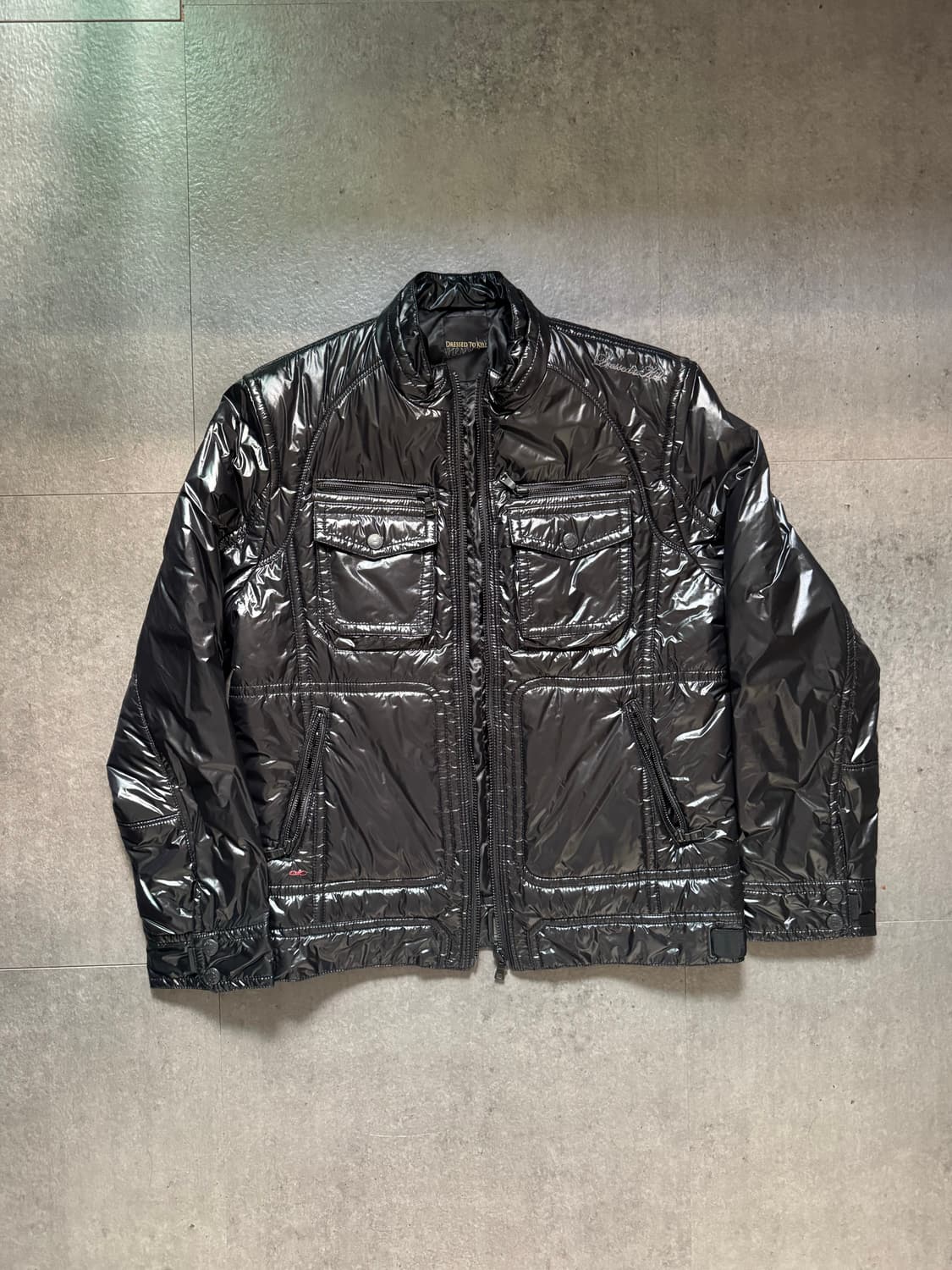 DRESSED TO KILL 블랙 자켓 XL 상품이미지1