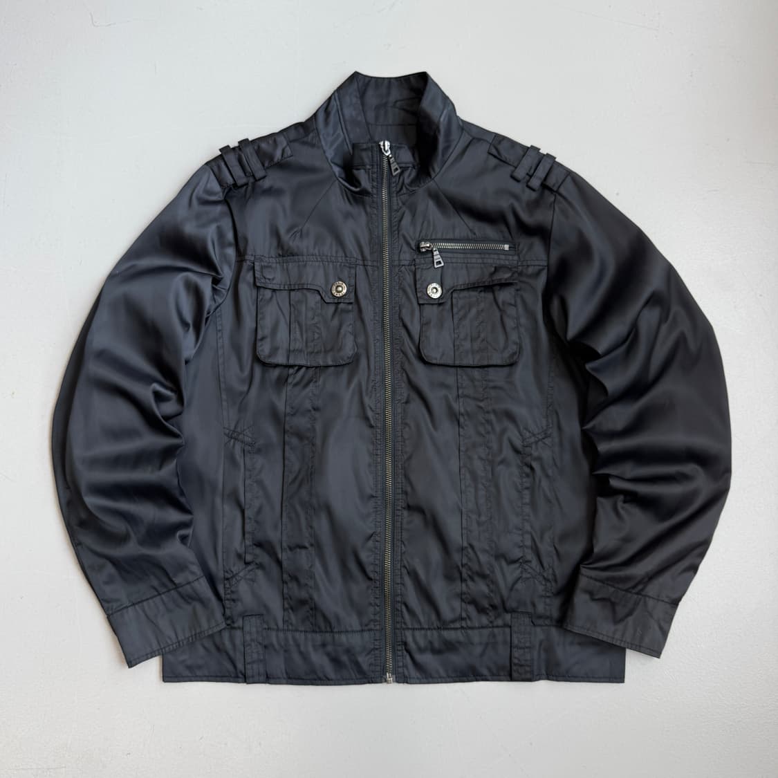 에드윈 투포켓 바이커 바람막이 집업 자켓 상품이미지2