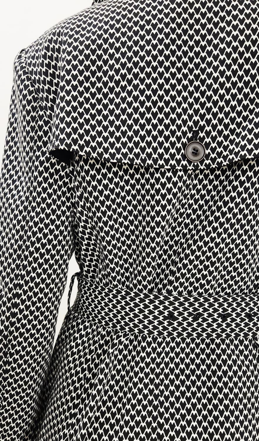 하트체크 트렌치코트  상품이미지1