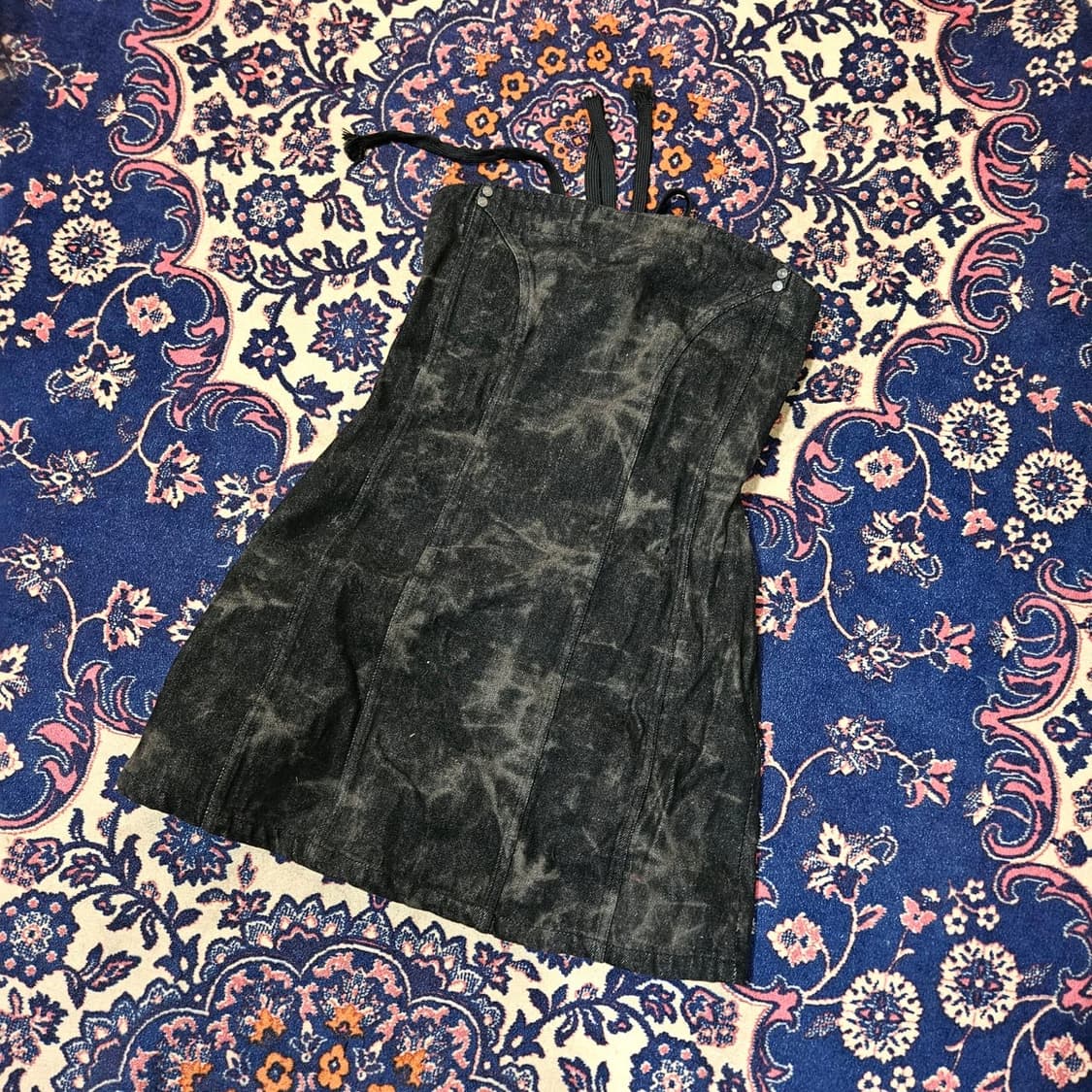 쓰리타임즈 루시퍼 데님 미니 원피스 상품이미지3