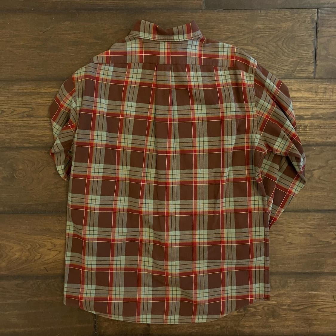 90‘s 폴로 랄프로렌 플레드 코튼 셔츠 M 상품이미지5