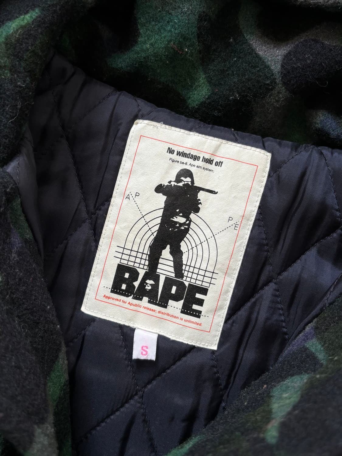 Bape 베이프 그린 카모플라주 더플 코트  ﻿ 상품이미지3