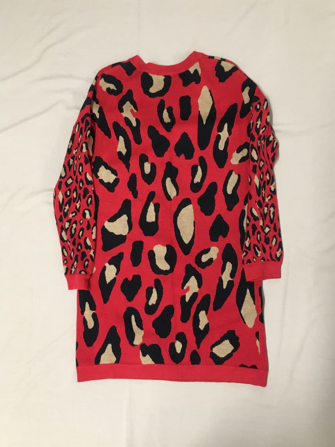 급처! DKNY 도나카란뉴욕 레오파드 니트 원피스 상품이미지5