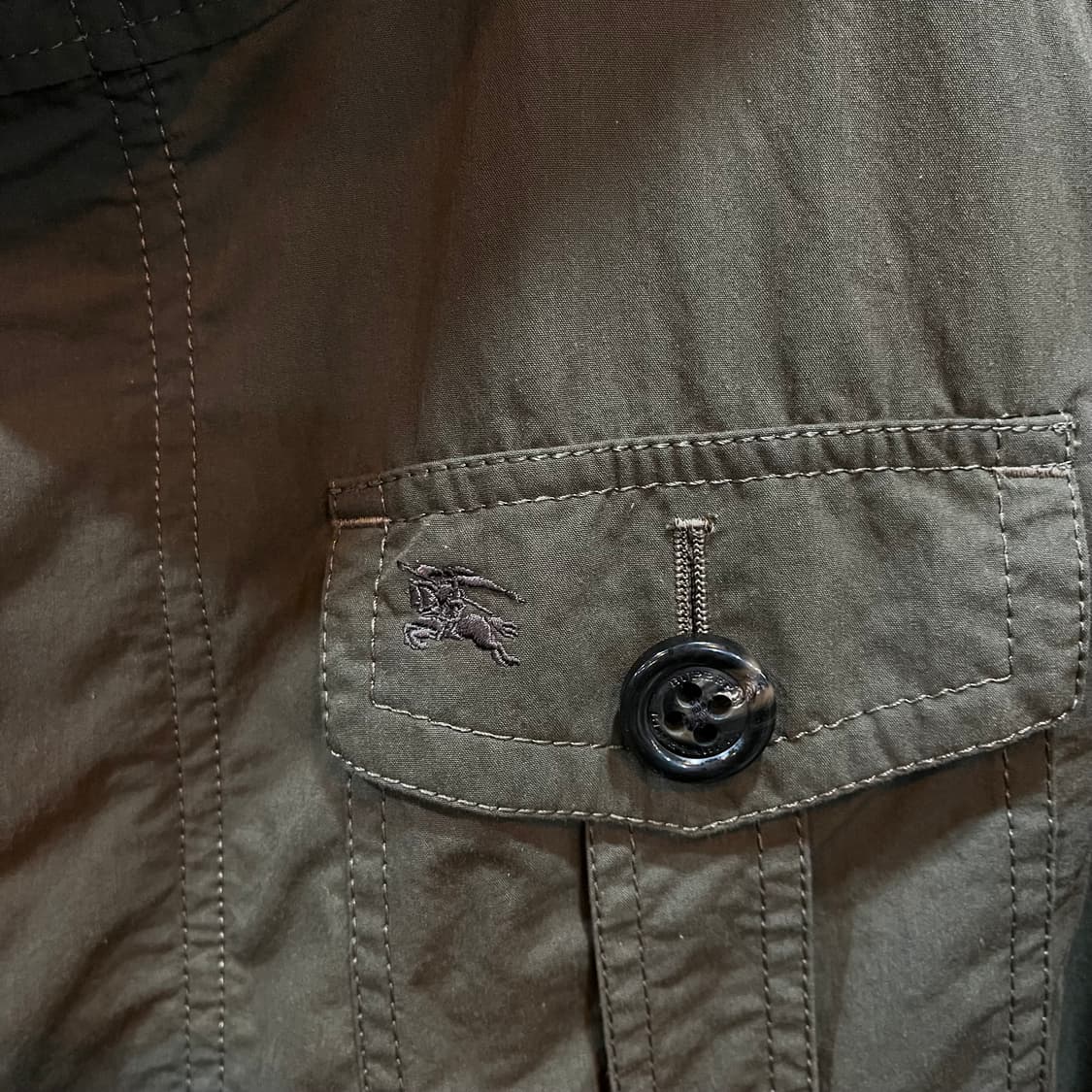 버버리 블루라벨 노바 체크 라이너 모즈 코트 상품이미지5