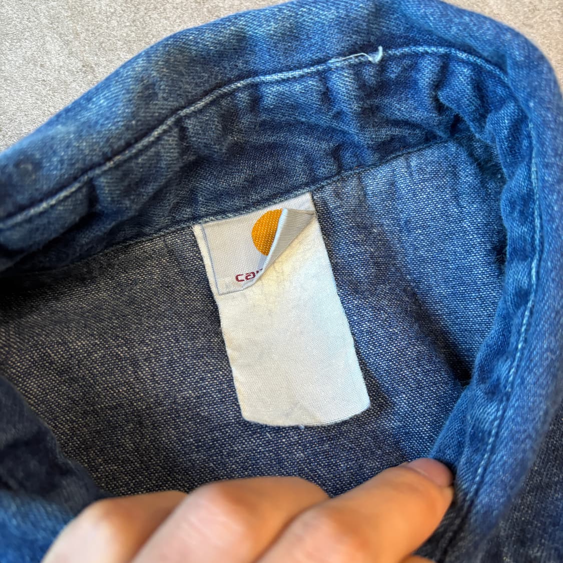 칼하트 오리지널 데님 웨스턴 긴팔 셔츠  상품이미지7