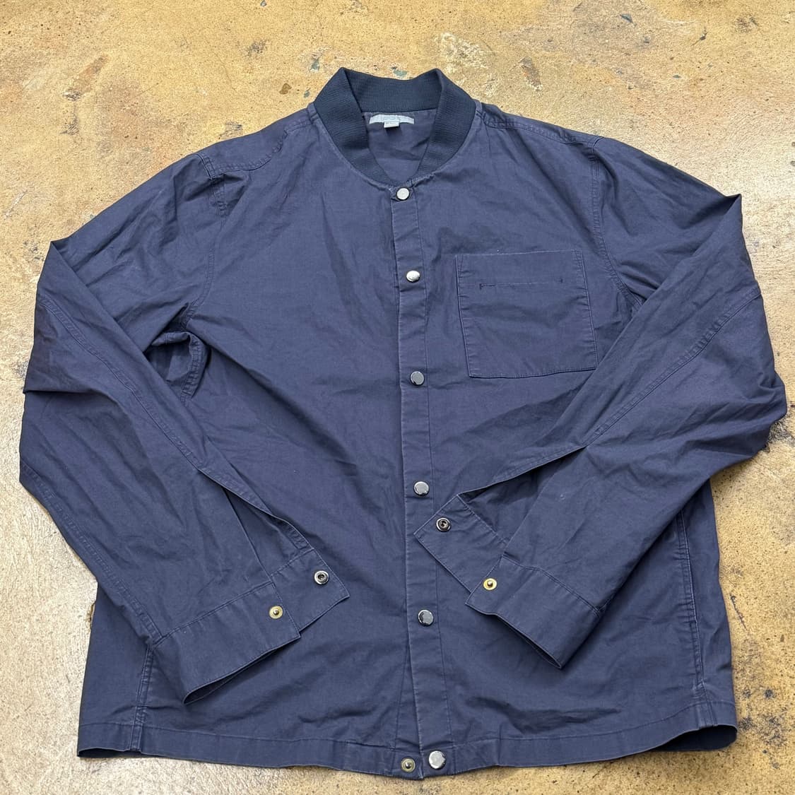 [정품/S] 코스 네이비 블루종 셔츠 자켓 b17 상품이미지2