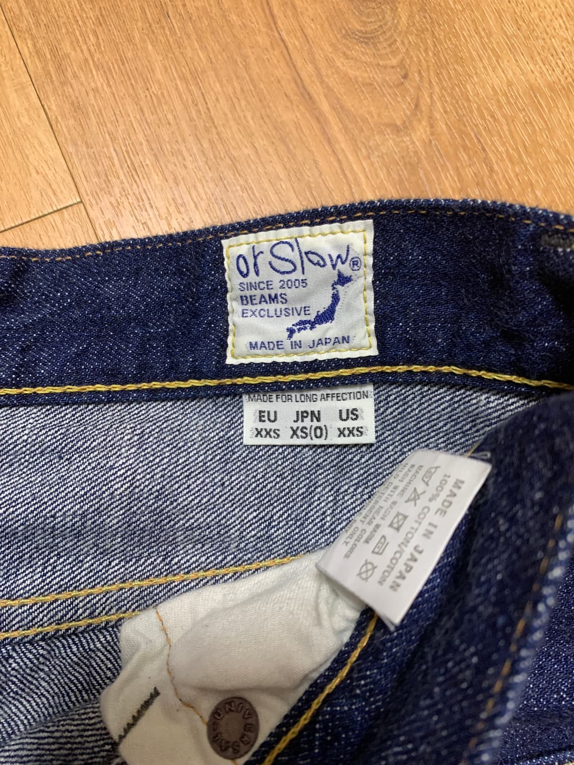 오어슬로우 빔즈 별주 먼로 스페셜 데님 상품이미지6