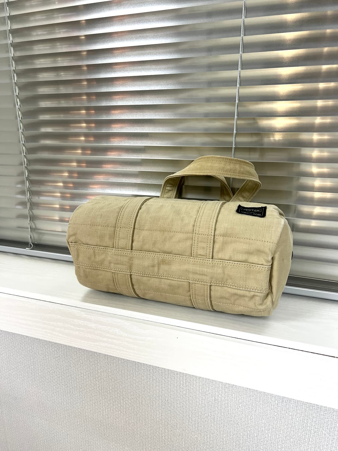 PORTER-CANVAS BOSTON BAG M (Beige)  상품이미지8