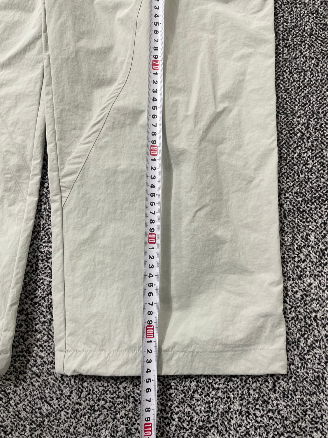 빈티지9.(새상품) FREKER 프리커 나일론 바스락 팬츠 민트 벌룬팬츠 상품이미지7