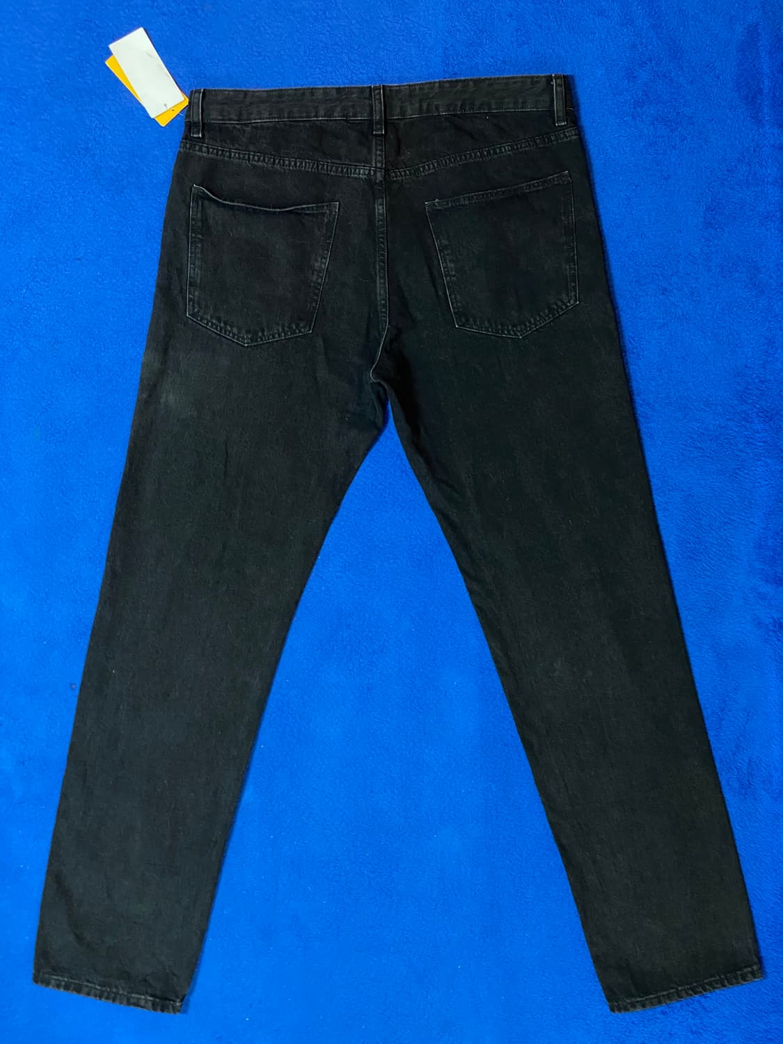 H&M 플라워 자수 워시드 블랙 진 34 상품이미지7