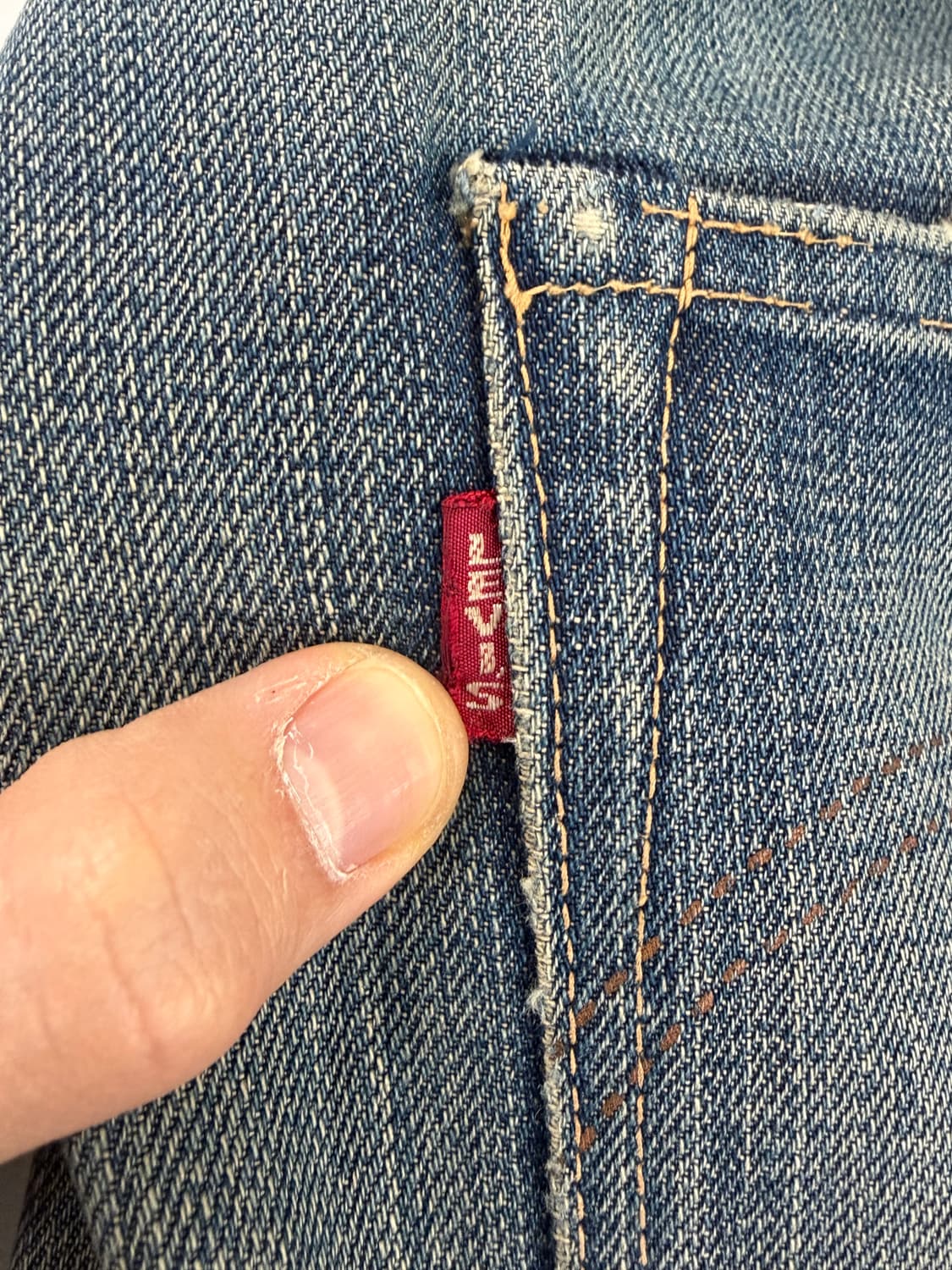 a300) 36 리바이스 00's 빅E 501 스트레이트 상품이미지10