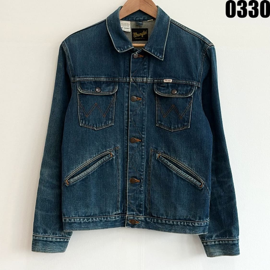 랭글러 Wrangler 124MJ 웨스턴 데님 자켓 L 0330 상품이미지1