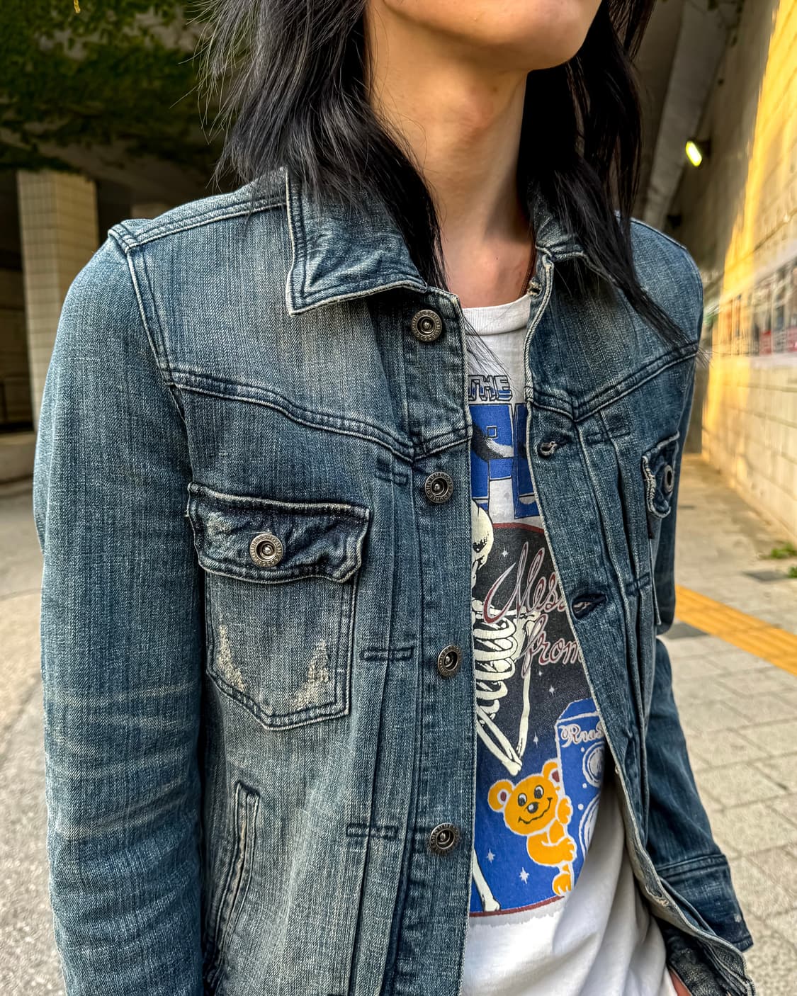 5351 POUR LES HOMMES – Washed Denim Jack 상품이미지3