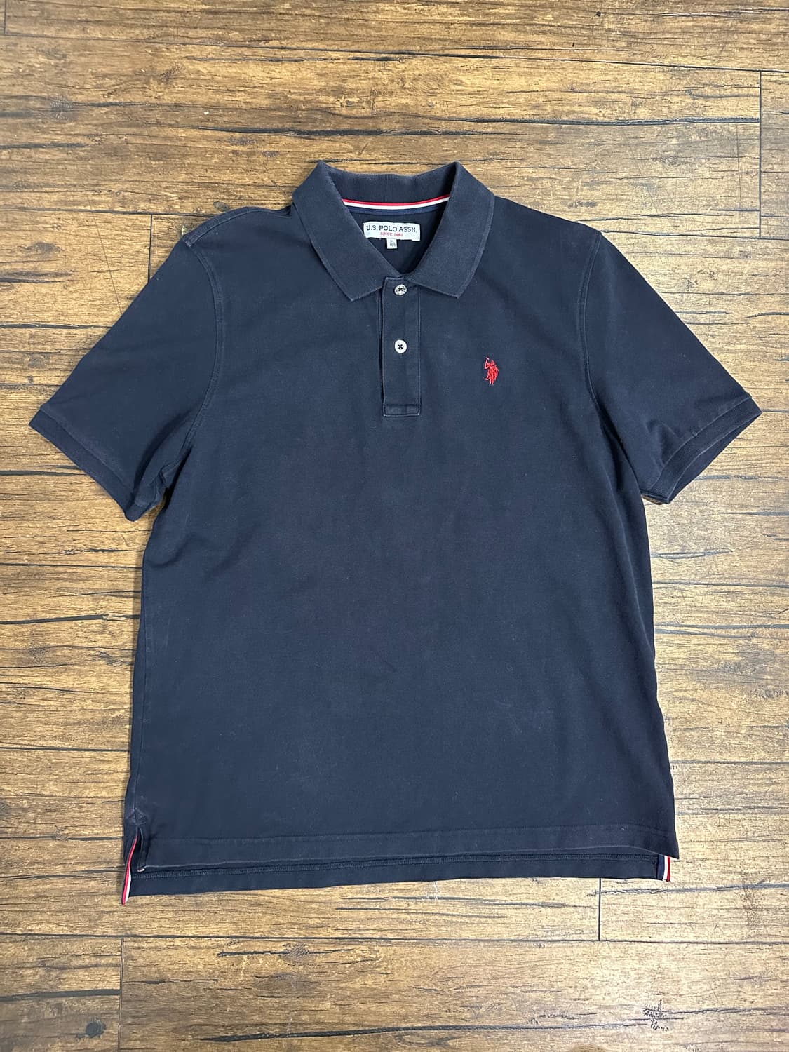 U.S. POLO ASSN. 네이비 카라티 실측사이즈L 상품이미지1