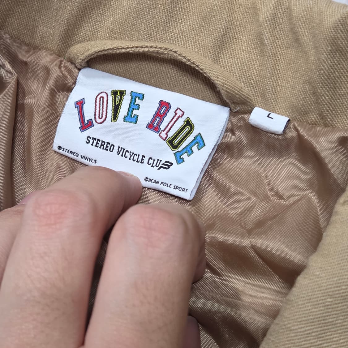 빈티지 베이지 코튼 코치 자켓 상품이미지8