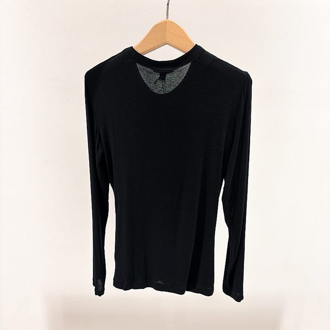 (정품/새상품) 제임스펄스 여성 블랙 셔링 롱슬리브 상품이미지4