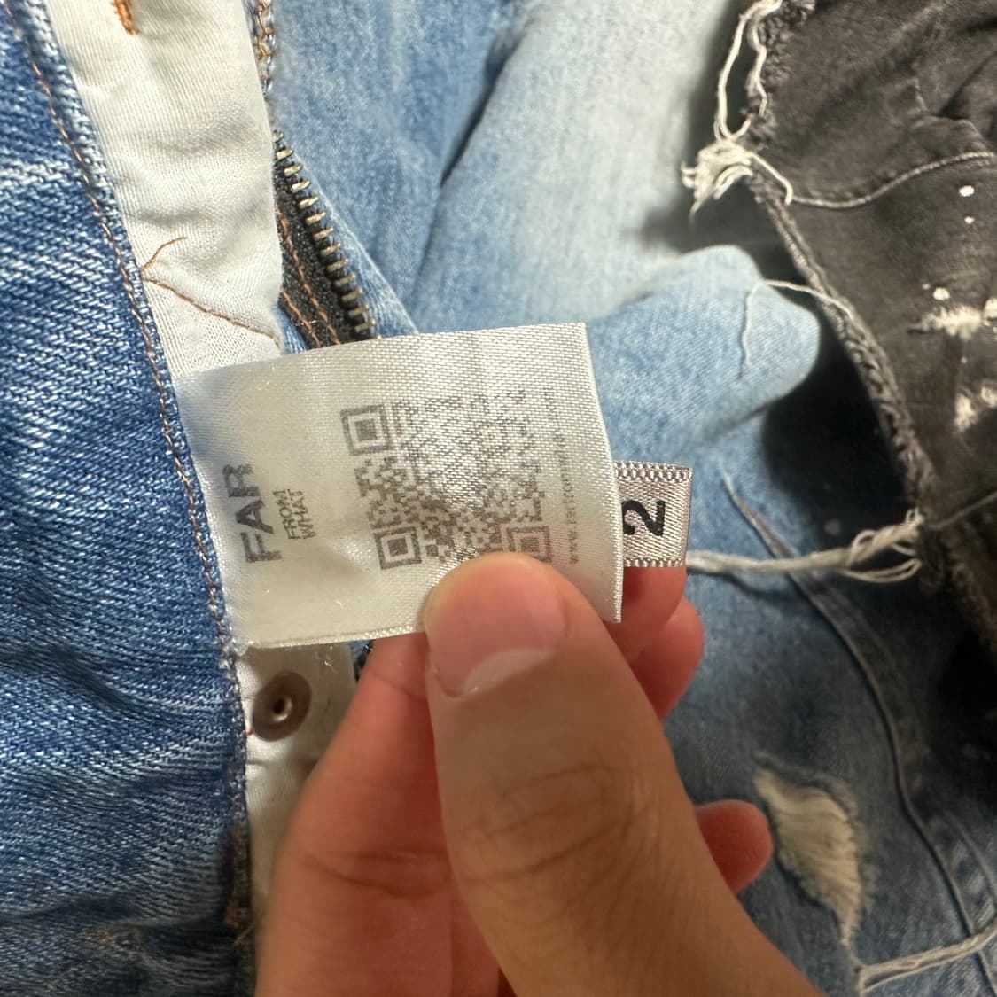 파프롬왓 파아카이브 워크 레이어드 쇼츠팬츠 블루 2size 상품이미지3