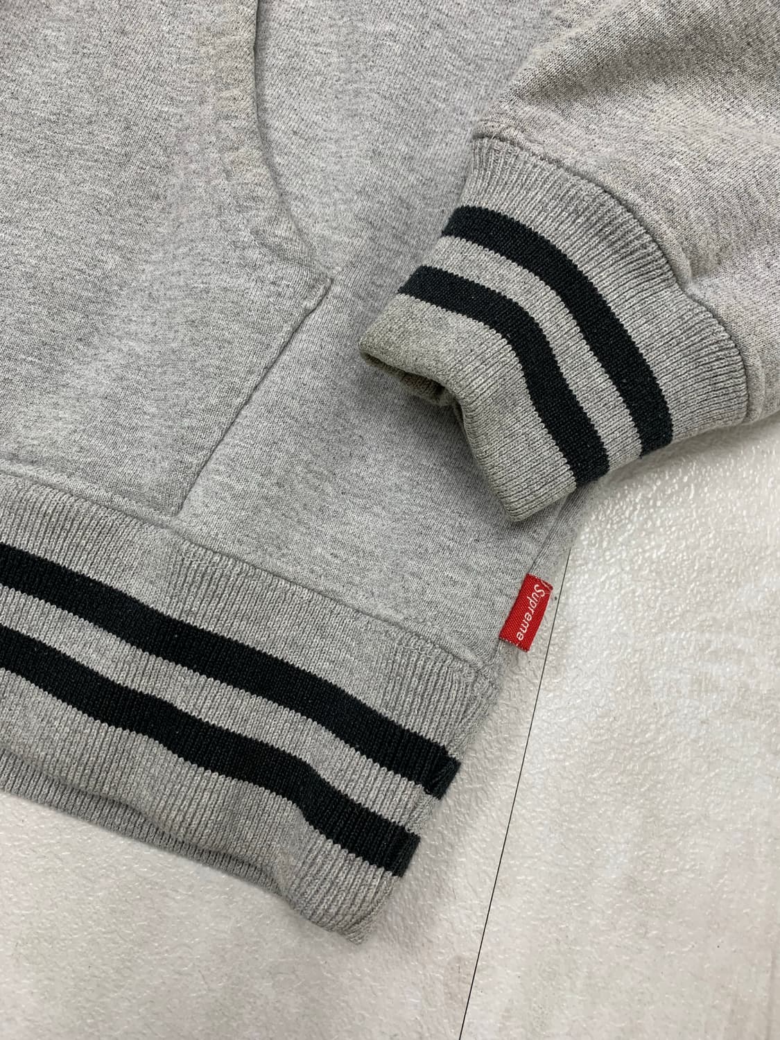 슈프림 클래식 로고 투톤 후드티 FW15 #592 상품이미지4