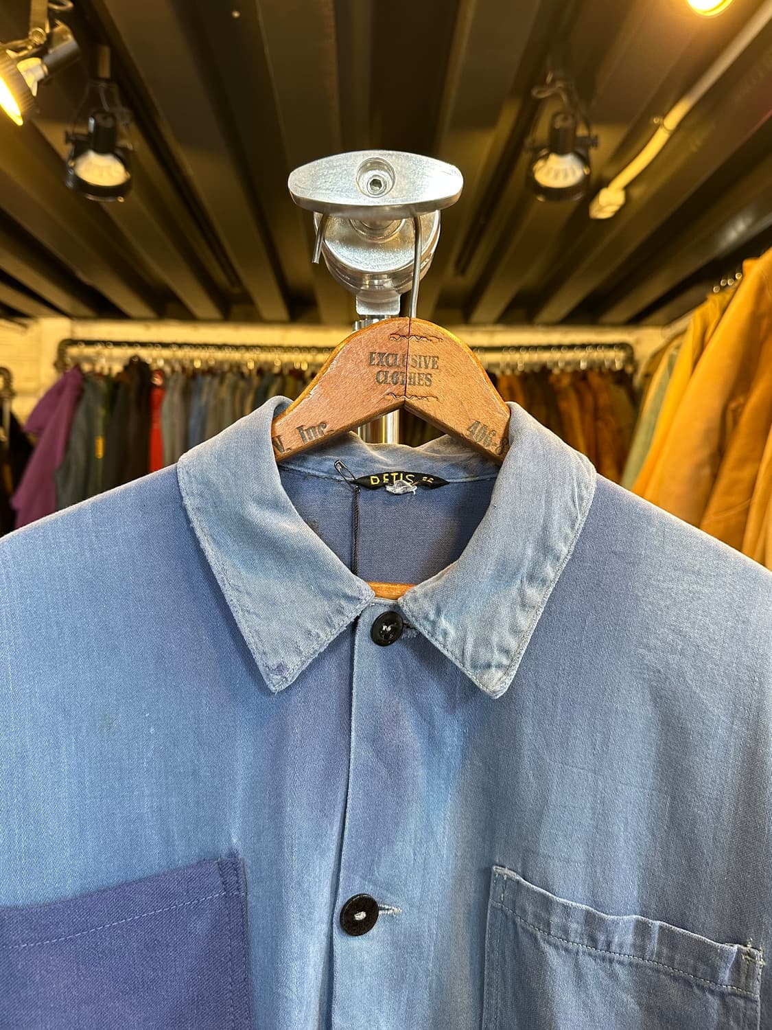 프렌치워크웨어 페이드 패치워크 프렌치 워크자켓 상품이미지3