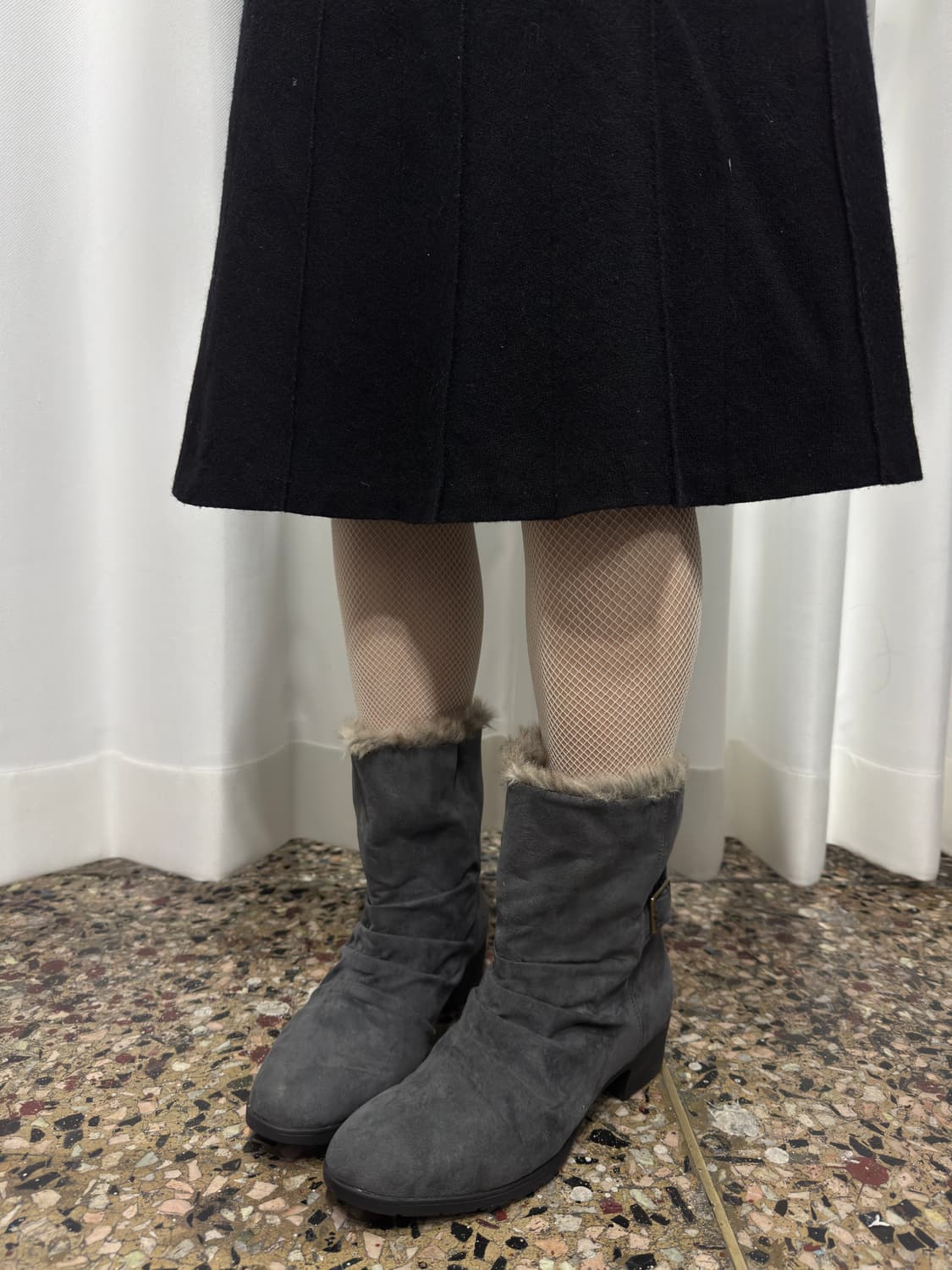 beauth wrinkle fur boots 상품이미지3