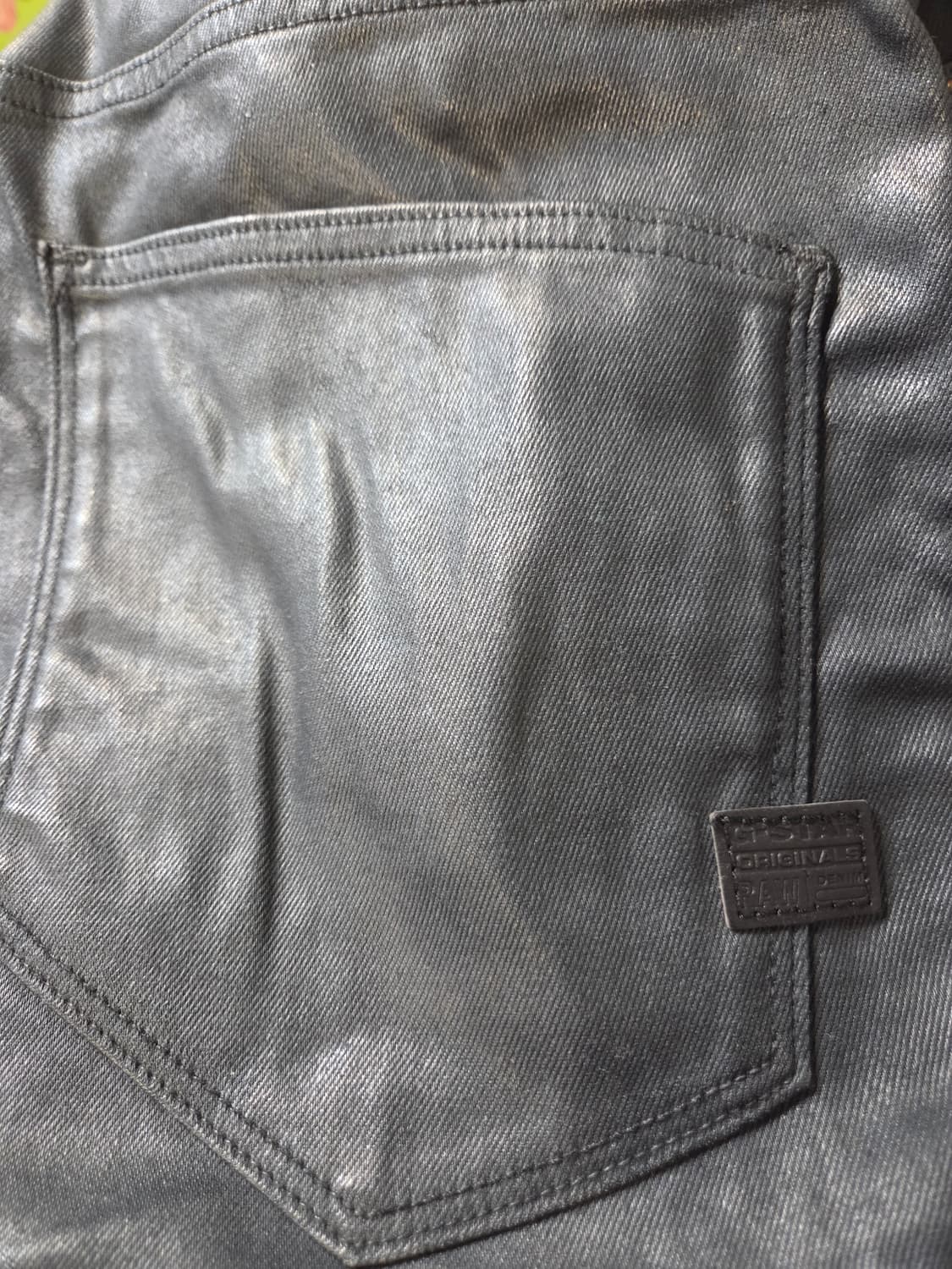 G-Star블랙 코팅 데님 팬츠3D 스키니(W33/L30)디피용/택없음 상품이미지6