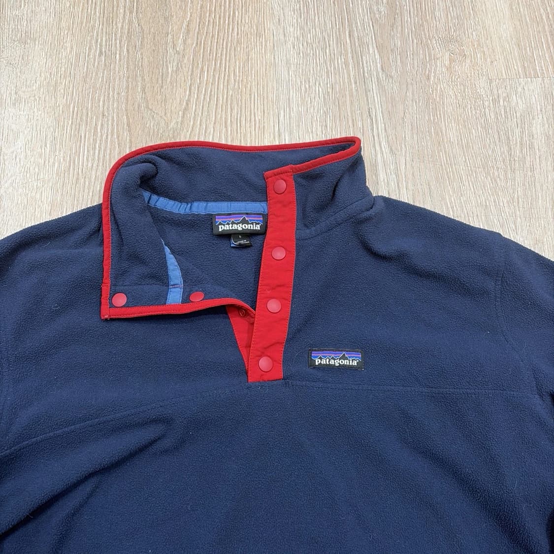 10s 니카라과 파타고니아 신칠라 스냅-T 네이비 상품이미지2